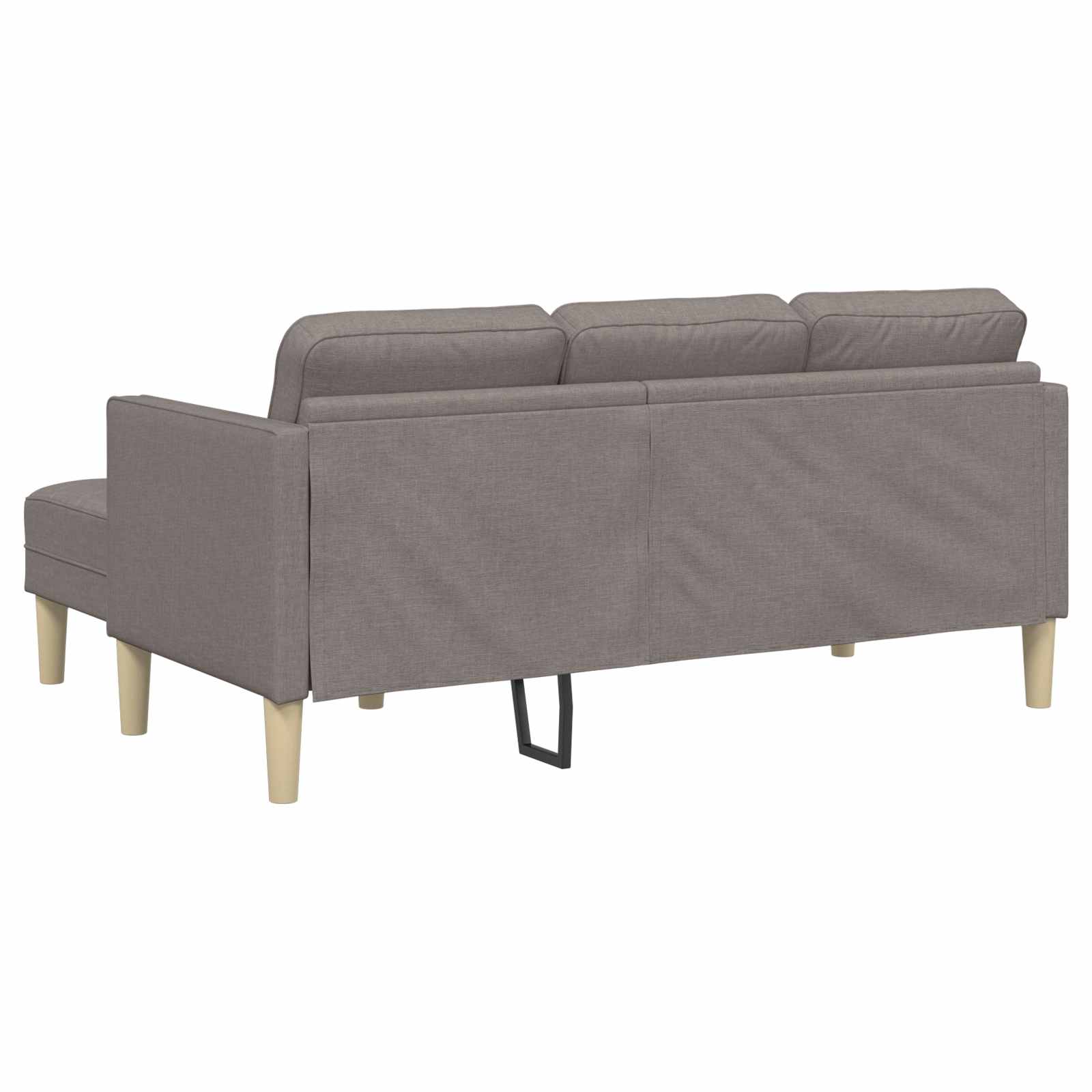 Bankstel met kussen 2 pcs Taupe Polyester is nu te koop bij PeponiXL, paradijselijk wonen!