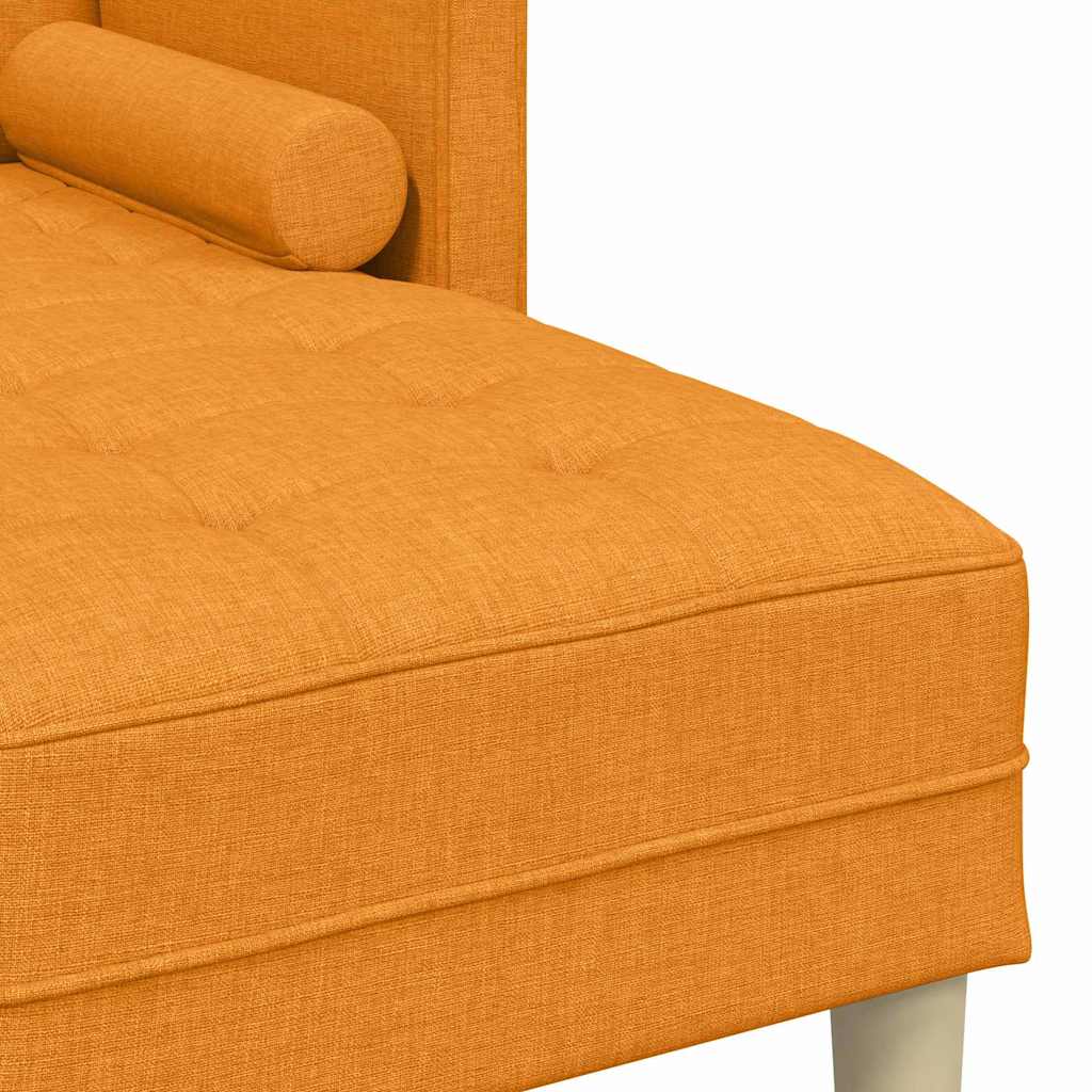 Bankstel met kussen 2 pcs Donkergeel Polyester is nu te koop bij PeponiXL, paradijselijk wonen!