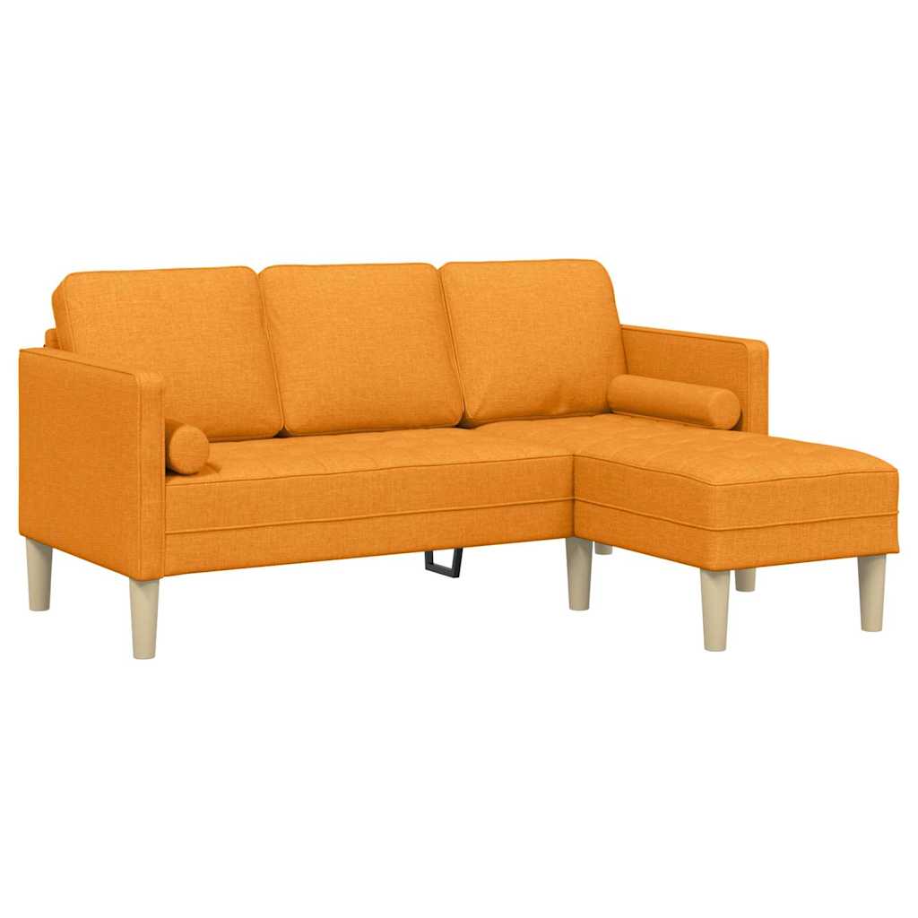 Bankstel met kussen 2 pcs Donkergeel Polyester is nu te koop bij PeponiXL, paradijselijk wonen!
