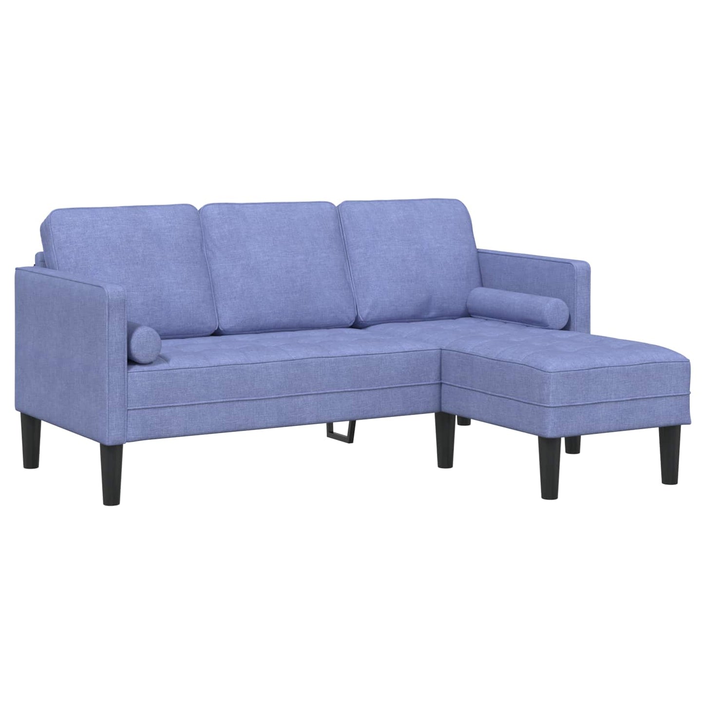 Bankstel met kussen 2 pcs Jeans Blauw Polyester is nu te koop bij PeponiXL, paradijselijk wonen!