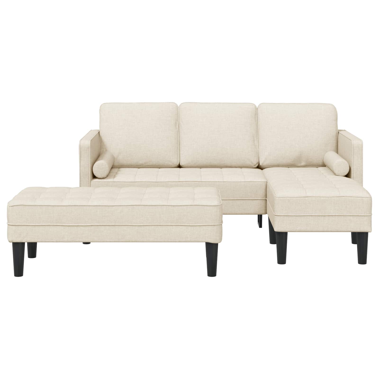 Bankstel met kussen 2 pcs Linnen Polyester is nu te koop bij PeponiXL, paradijselijk wonen!