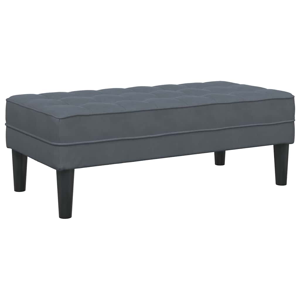 Bankstel met kussen 2 pcs Donkergrijs Polyester is nu te koop bij PeponiXL, paradijselijk wonen!