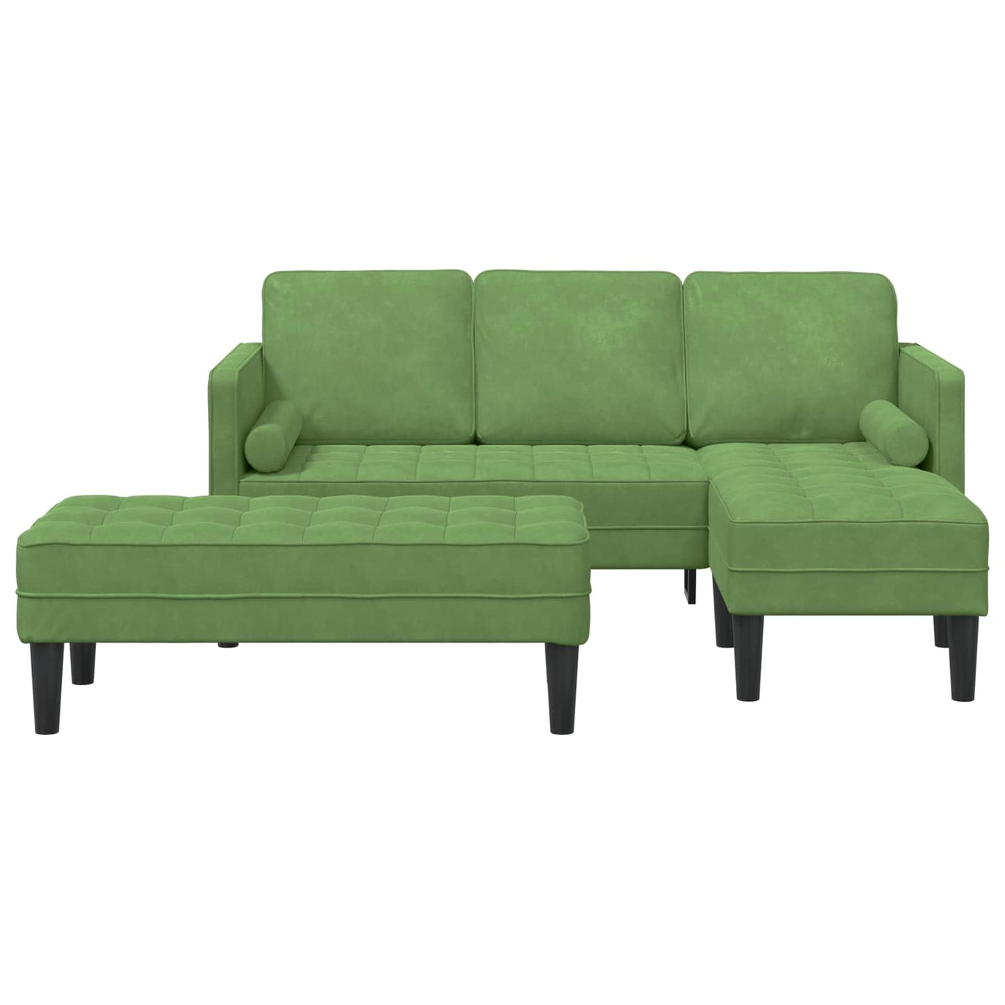 Bankstel met kussen 2 pcs Lichtgroen Polyester is nu te koop bij PeponiXL, paradijselijk wonen!