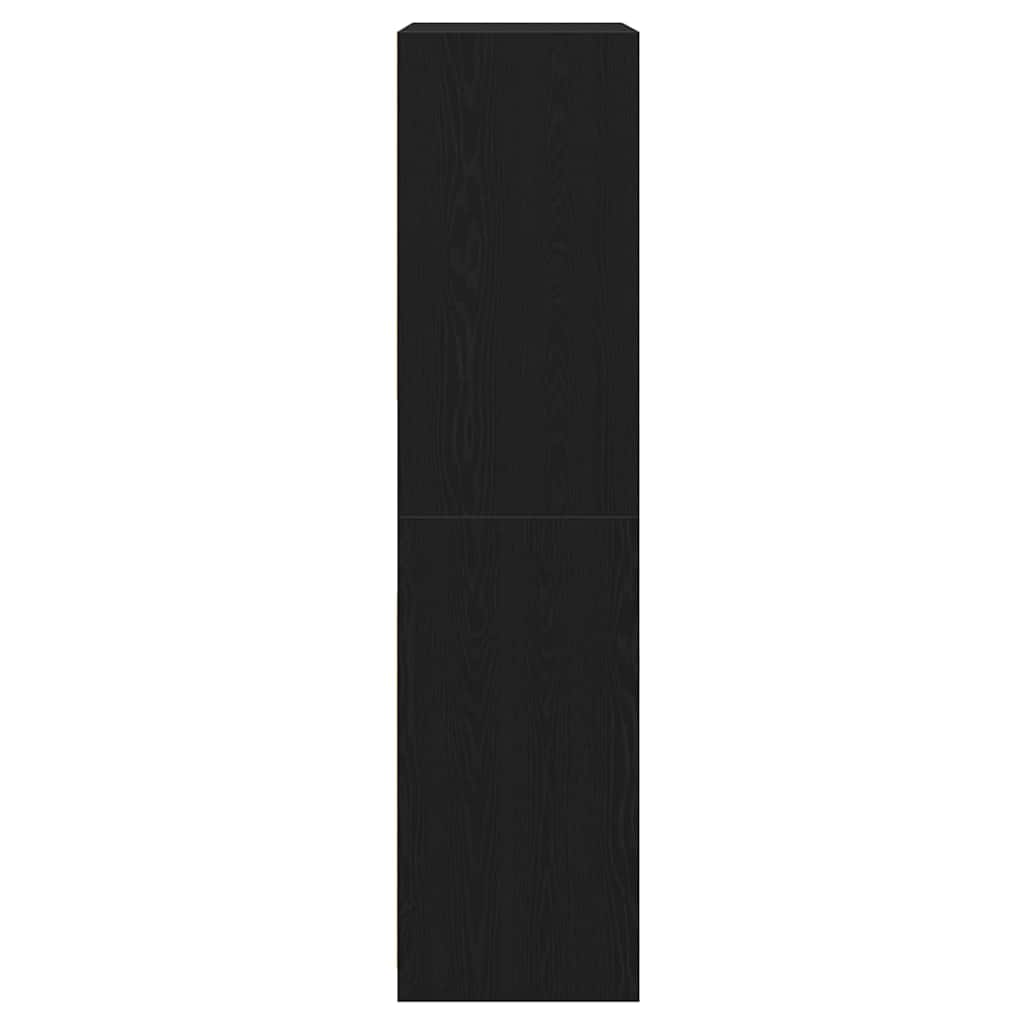 Kledingkast met lade Zwart Eiken 50 x 50 x 200 cm Bewerkt hout is nu te koop bij PeponiXL, paradijselijk wonen!