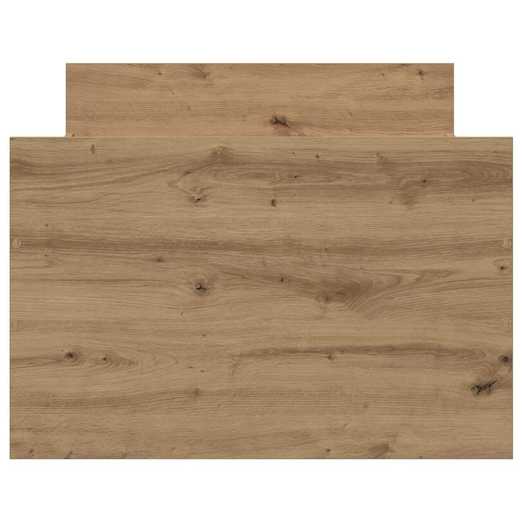 Bedframe met lade Artisan Eiken 193 x 78 x 50 cm Bewerkt hout is nu te koop bij PeponiXL, paradijselijk wonen!