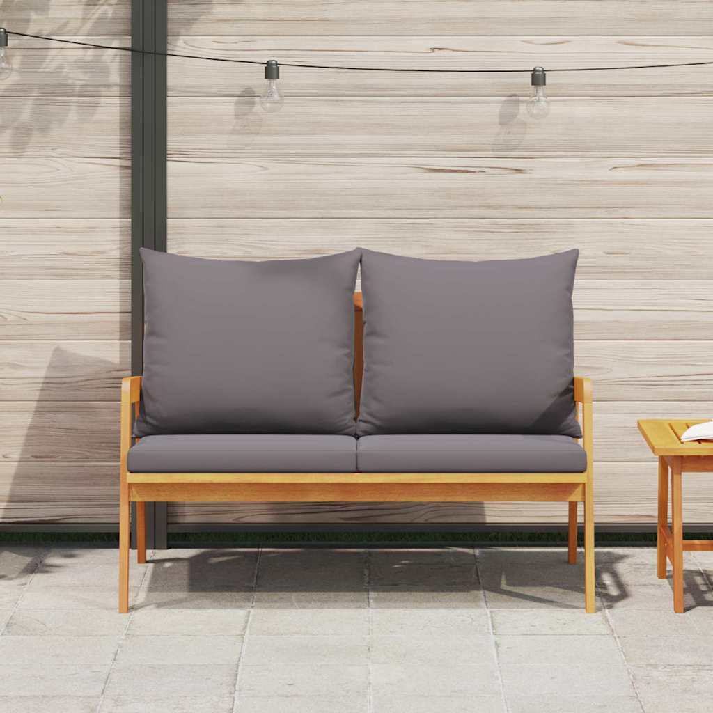 Tuinbank met kussen Olie naturel Massief Acaciahout is nu te koop bij PeponiXL, paradijselijk wonen!
