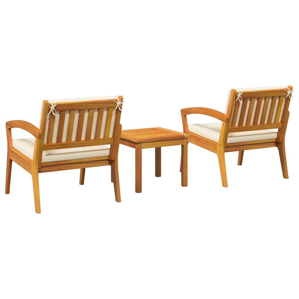 Bistroset met kussen 3 pcs Bruin Polyester is nu te koop bij PeponiXL, paradijselijk wonen!