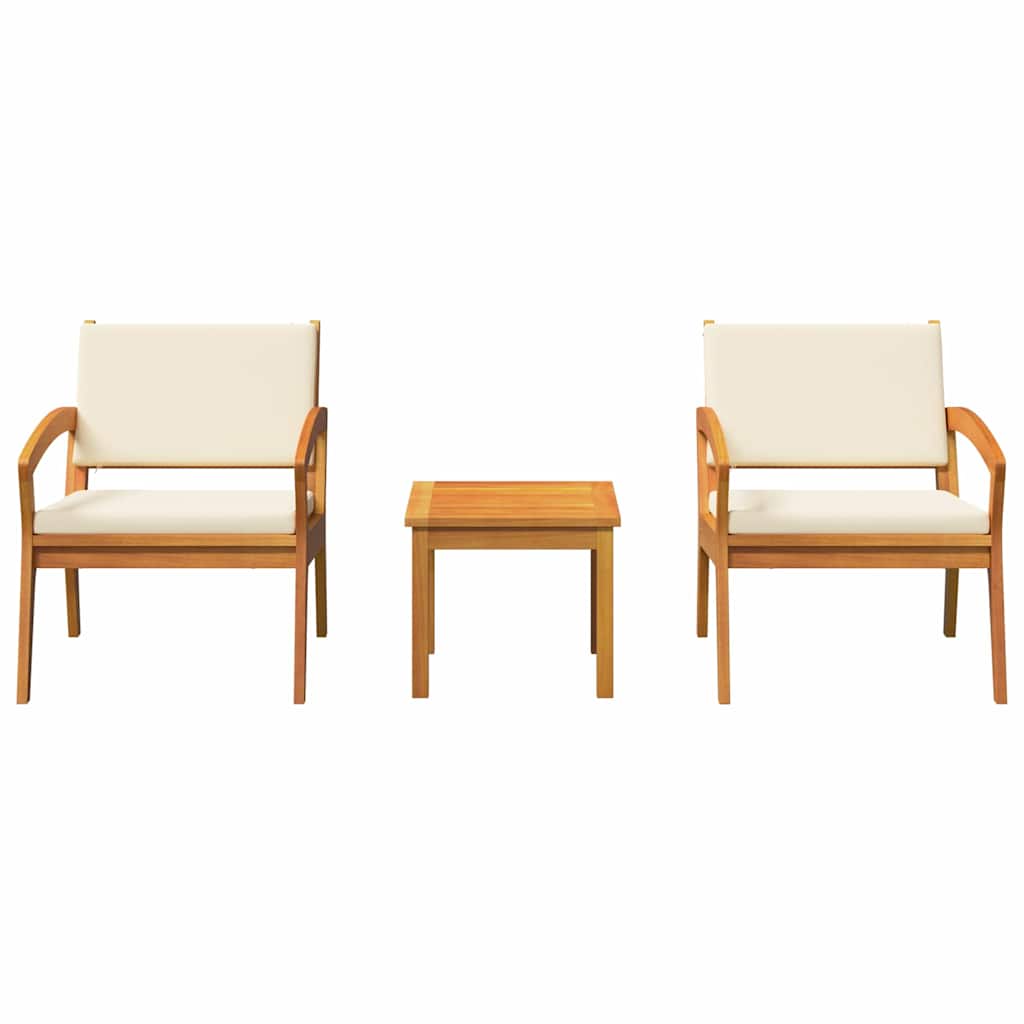 Bistroset met kussen 3 pcs Bruin Polyester is nu te koop bij PeponiXL, paradijselijk wonen!