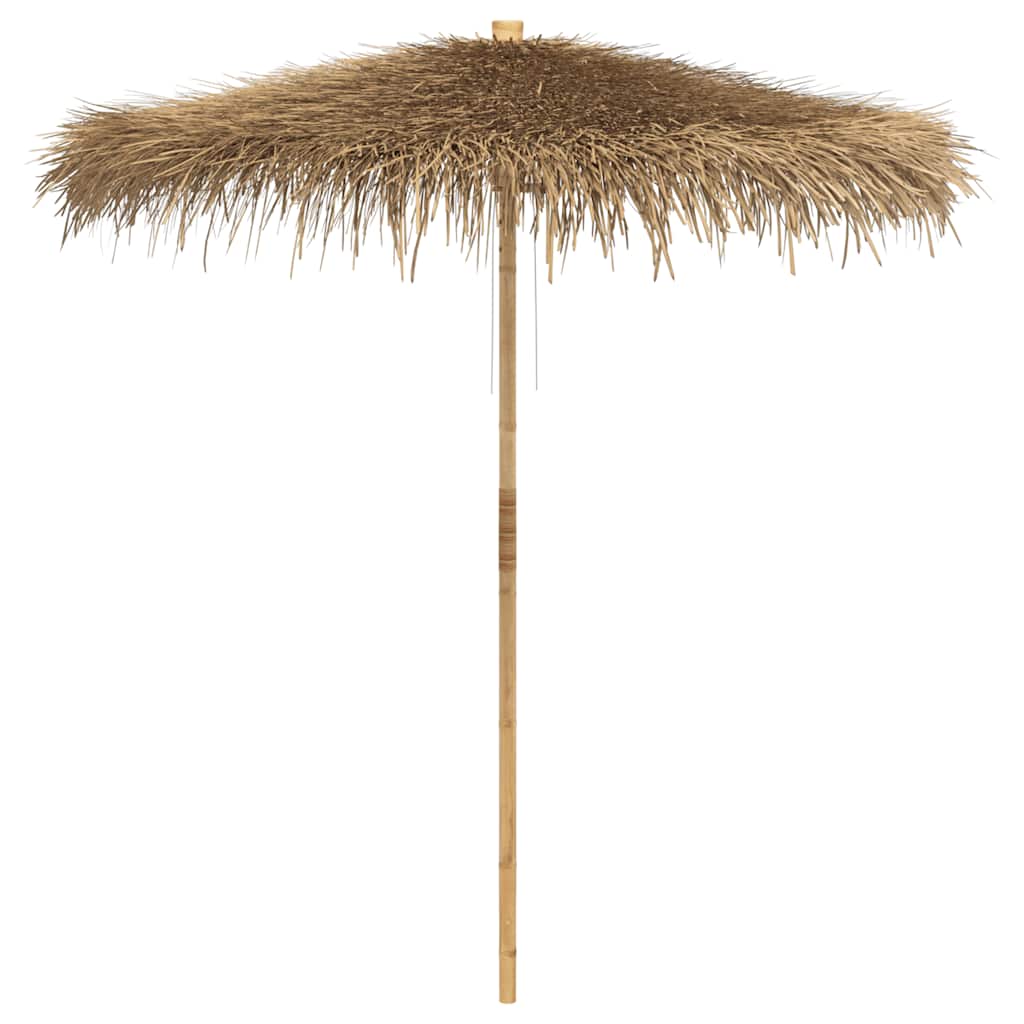 Tiki Paraplu met Bananenblad Luifel 240 cm Bamboe is nu te koop bij PeponiXL, paradijselijk wonen!