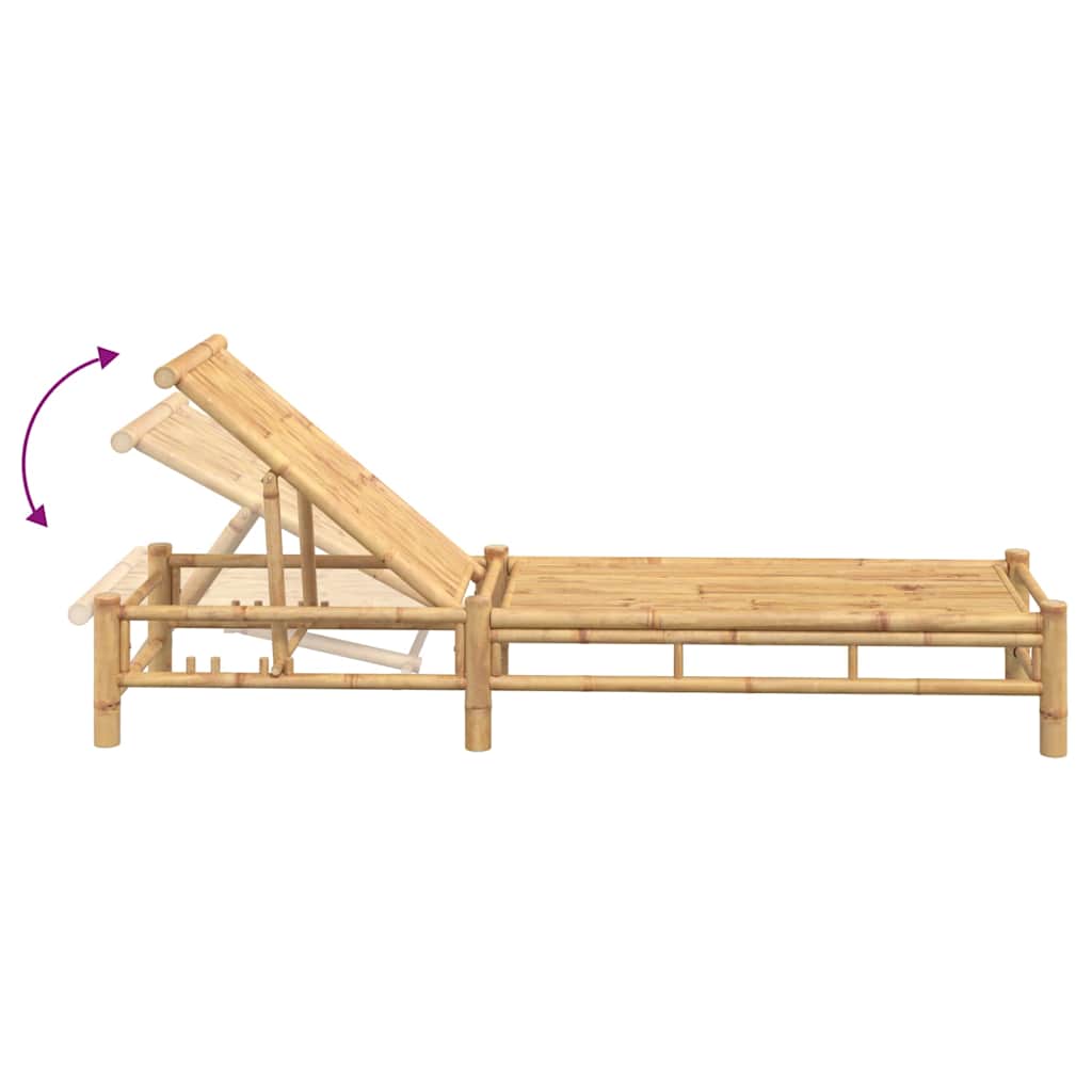 Ligbed 55x199x30 cm bamboe is nu te koop bij PeponiXL, paradijselijk wonen!