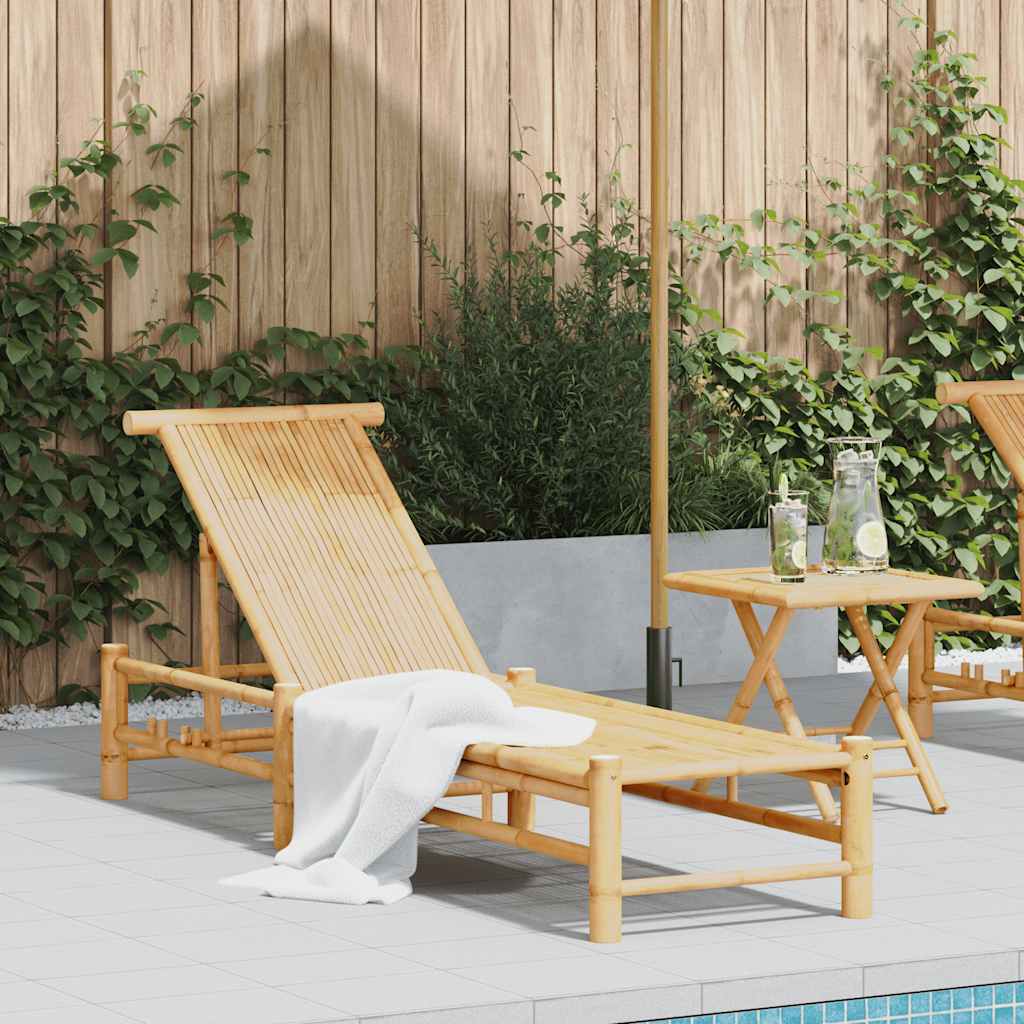 Ligbed 55x199x30 cm bamboe is nu te koop bij PeponiXL, paradijselijk wonen!