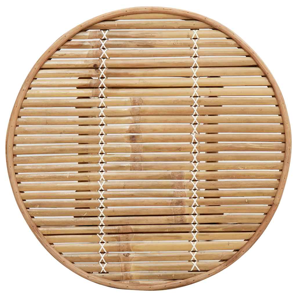 Bartafel voor buiten Rond Ø55x100 cm bamboe is nu te koop bij PeponiXL, paradijselijk wonen!