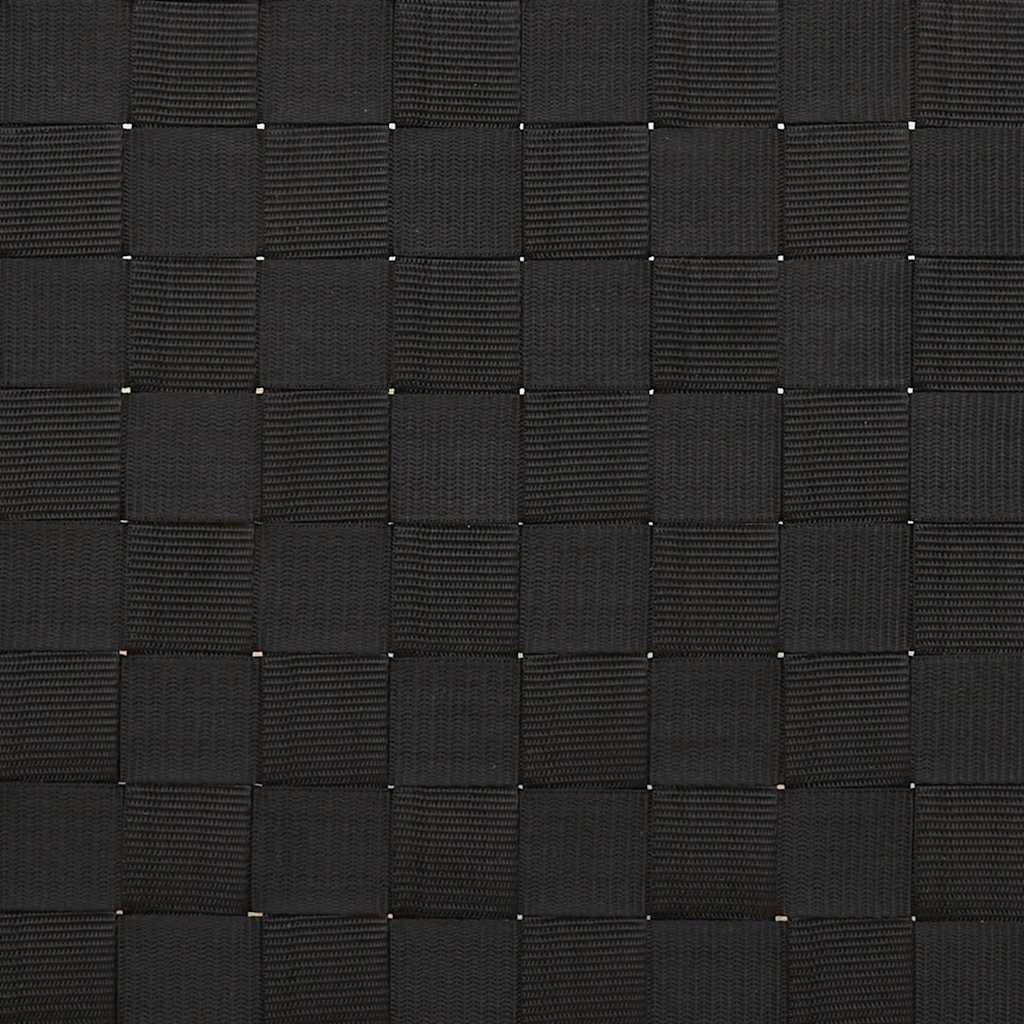 Ligstoel met zwart geweven band 55x200x30 cm bamboe is nu te koop bij PeponiXL, paradijselijk wonen!