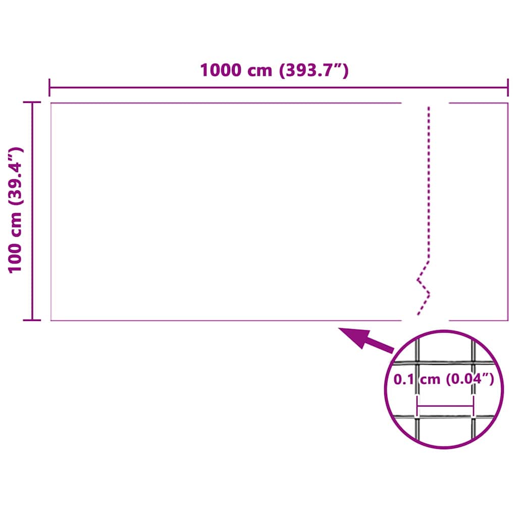 Horrengaas Wit 100 x 1000 cm Glasvezel is nu te koop bij PeponiXL, paradijselijk wonen!