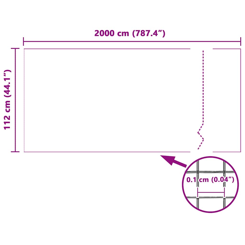 Horrengaas Wit 112 x 2000 cm Glasvezel is nu te koop bij PeponiXL, paradijselijk wonen!
