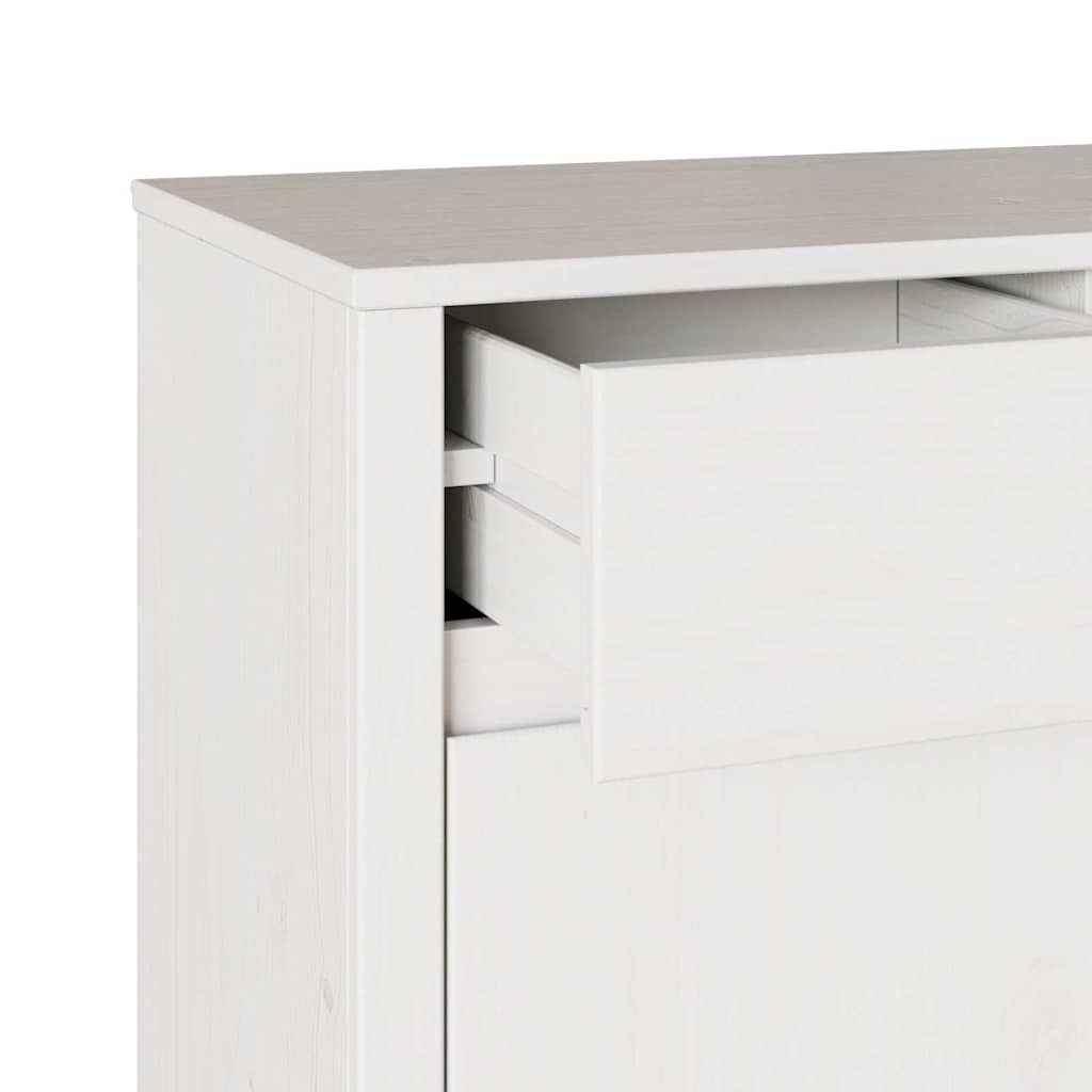 Dressoir Drammen Wit 114 x 43 x 75,5 cm Massief grenenhout is nu te koop bij PeponiXL, paradijselijk wonen!