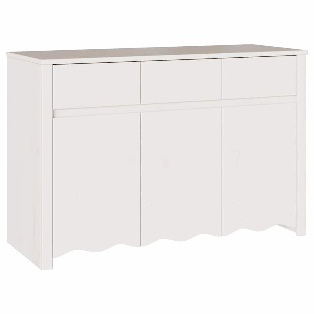 Dressoir Drammen Wit 114 x 43 x 75,5 cm Massief grenenhout is nu te koop bij PeponiXL, paradijselijk wonen!