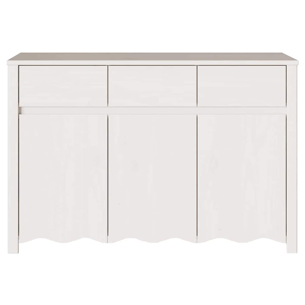 Dressoir Drammen Wit 114 x 43 x 75,5 cm Massief grenenhout is nu te koop bij PeponiXL, paradijselijk wonen!