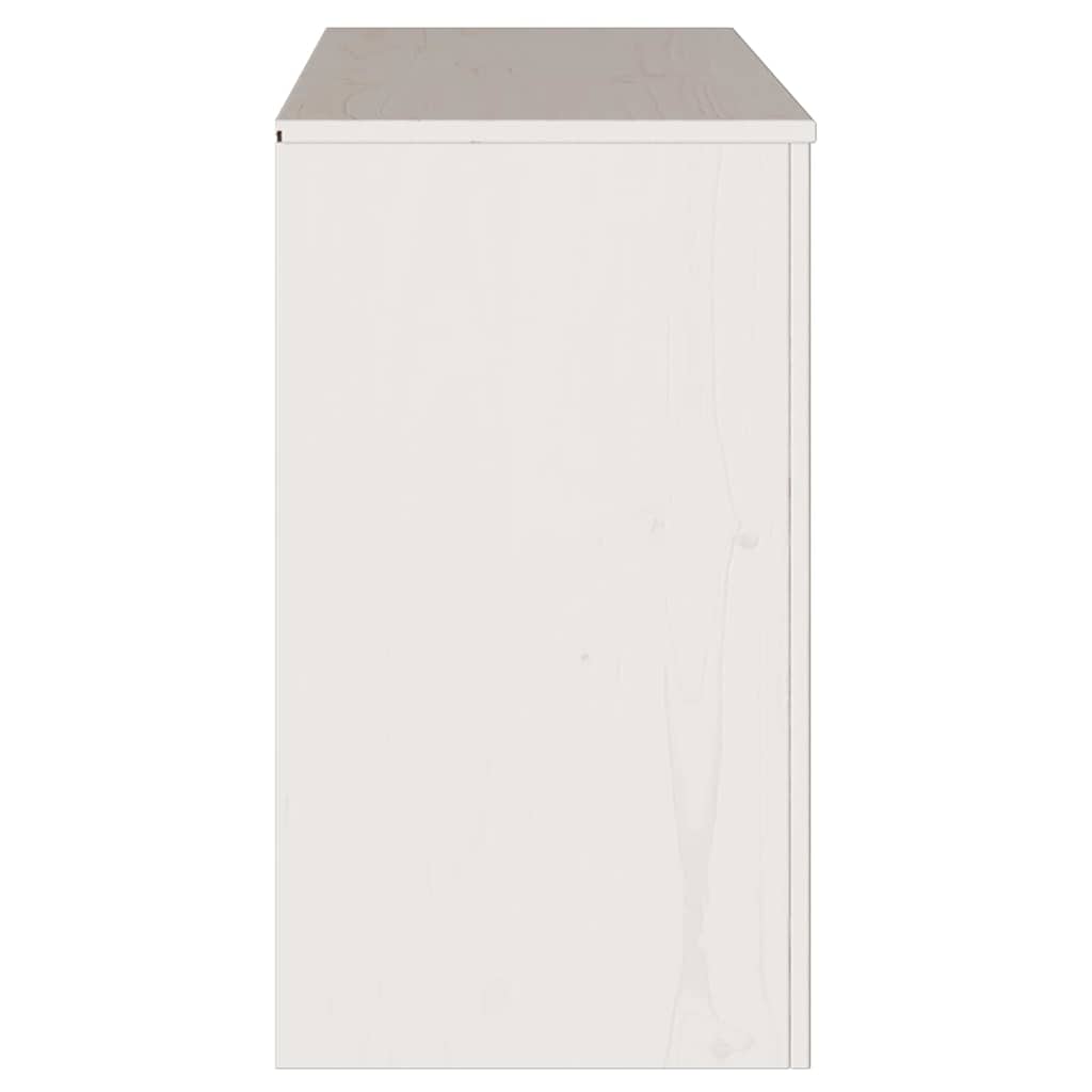 Dressoir Drammen Wit 114 x 43 x 75,5 cm Massief grenenhout is nu te koop bij PeponiXL, paradijselijk wonen!
