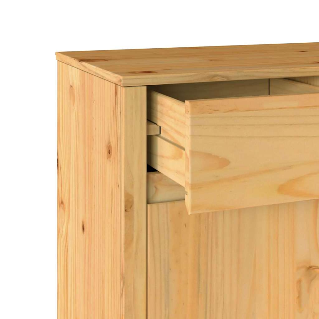 Dressoir Drammen Eiken 79 x 43 x 75.5 cm Massief grenenhout is nu te koop bij PeponiXL, paradijselijk wonen!