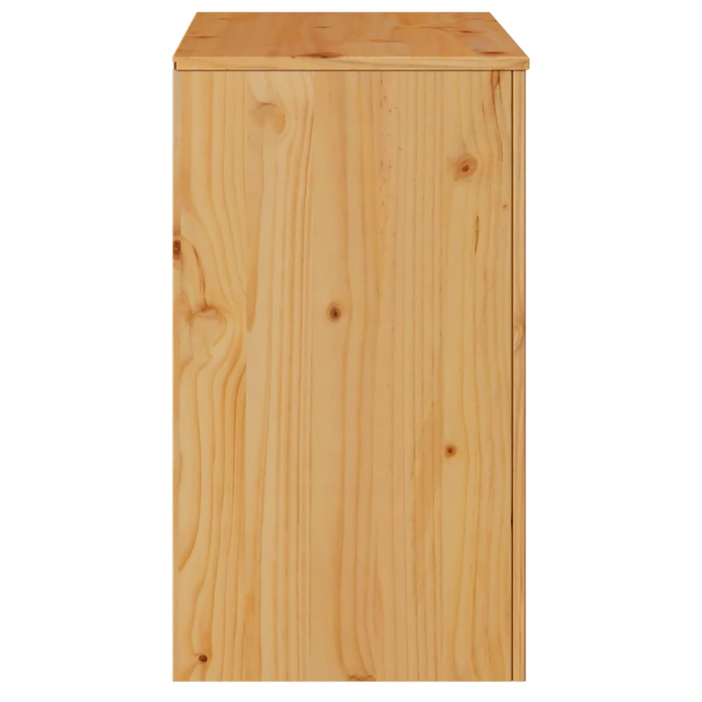 Dressoir Drammen Eiken 79 x 43 x 75.5 cm Massief grenenhout is nu te koop bij PeponiXL, paradijselijk wonen!