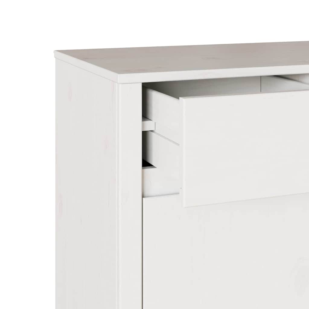Dressoir Drammen Wit 79 x 43 x 75.5 cm Massief grenenhout is nu te koop bij PeponiXL, paradijselijk wonen!