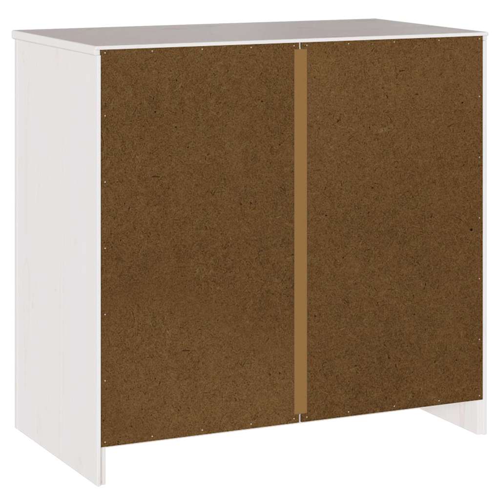 Dressoir Drammen Wit 79 x 43 x 75.5 cm Massief grenenhout is nu te koop bij PeponiXL, paradijselijk wonen!