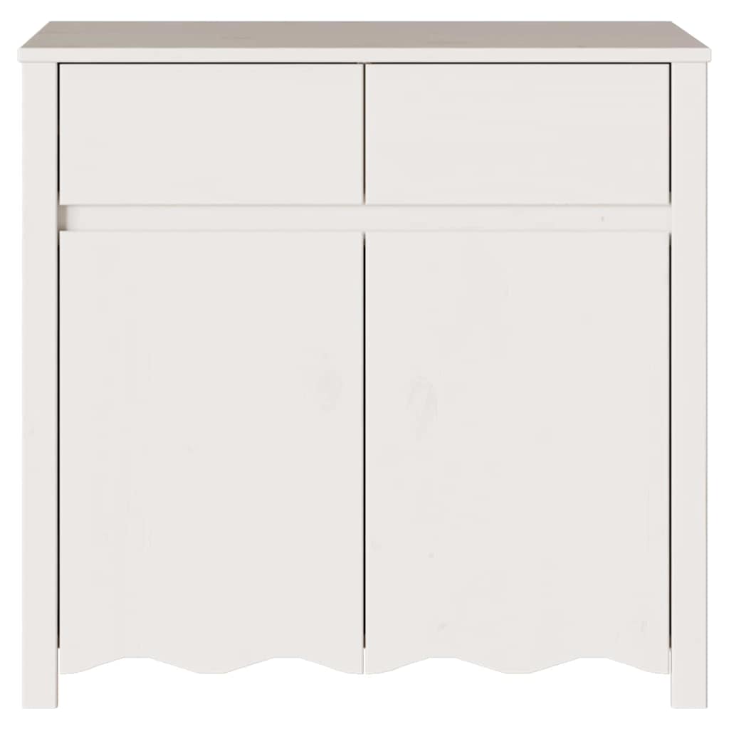 Dressoir Drammen Wit 79 x 43 x 75.5 cm Massief grenenhout is nu te koop bij PeponiXL, paradijselijk wonen!