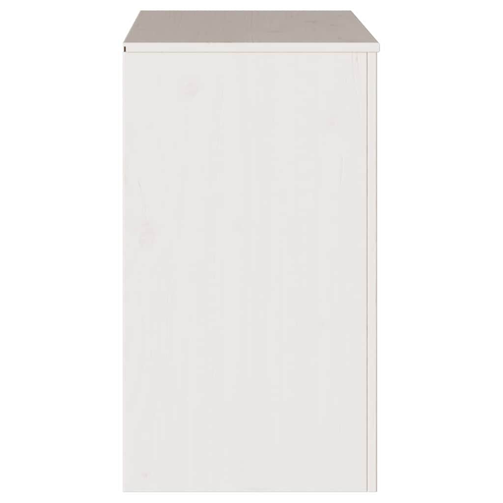 Dressoir Drammen Wit 79 x 43 x 75.5 cm Massief grenenhout is nu te koop bij PeponiXL, paradijselijk wonen!