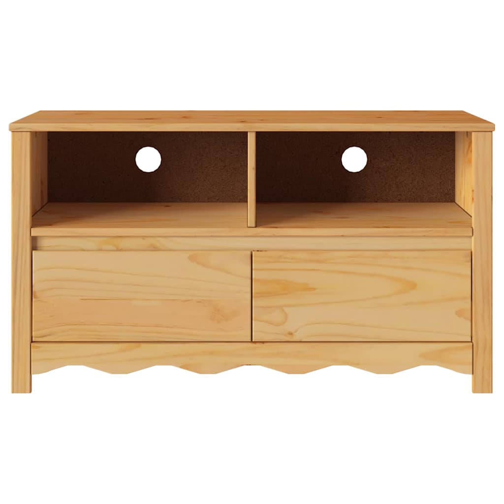 TV Kast Drammen Eiken 99 x 43 x 55 cm Massief grenenhout is nu te koop bij PeponiXL, paradijselijk wonen!