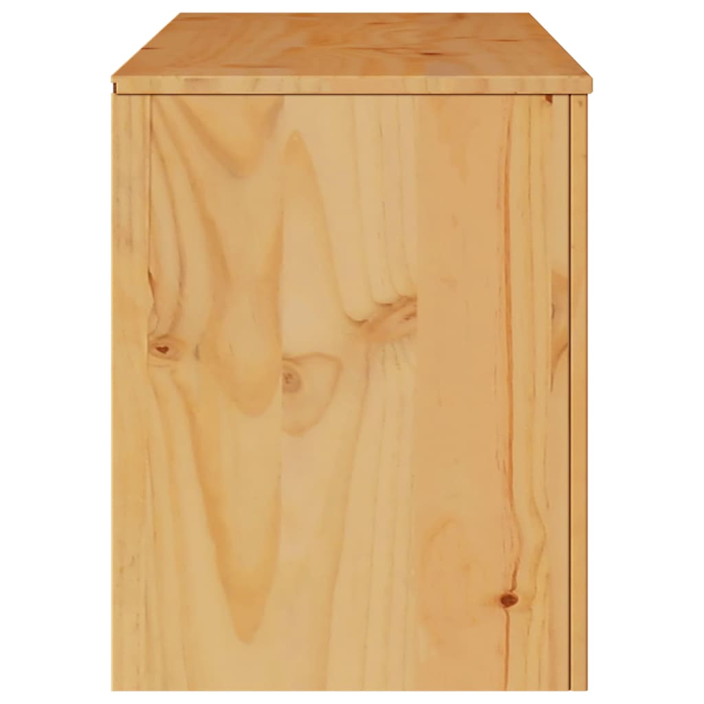 TV Kast Drammen Eiken 99 x 43 x 55 cm Massief grenenhout is nu te koop bij PeponiXL, paradijselijk wonen!