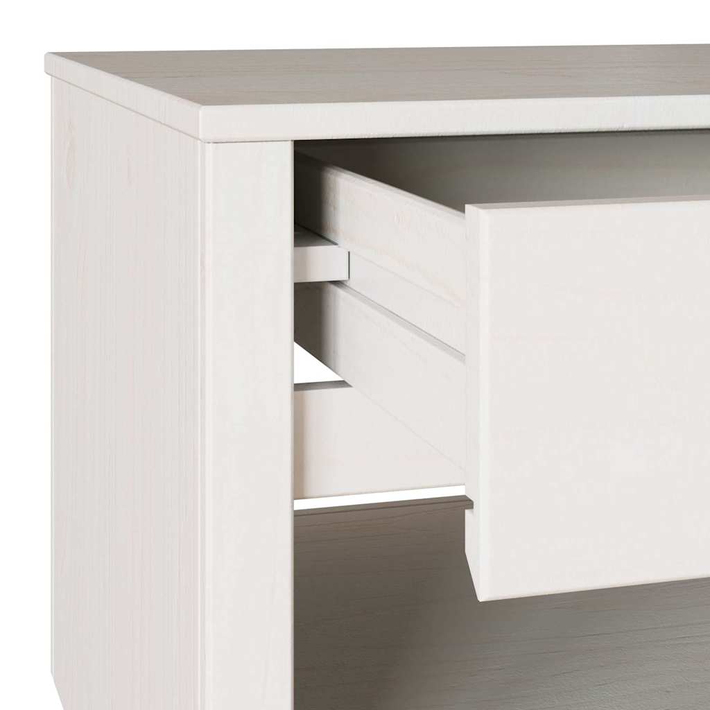 Salontafel Drammen Wit 99 x 55 x 45 cm Massief grenenhout is nu te koop bij PeponiXL, paradijselijk wonen!