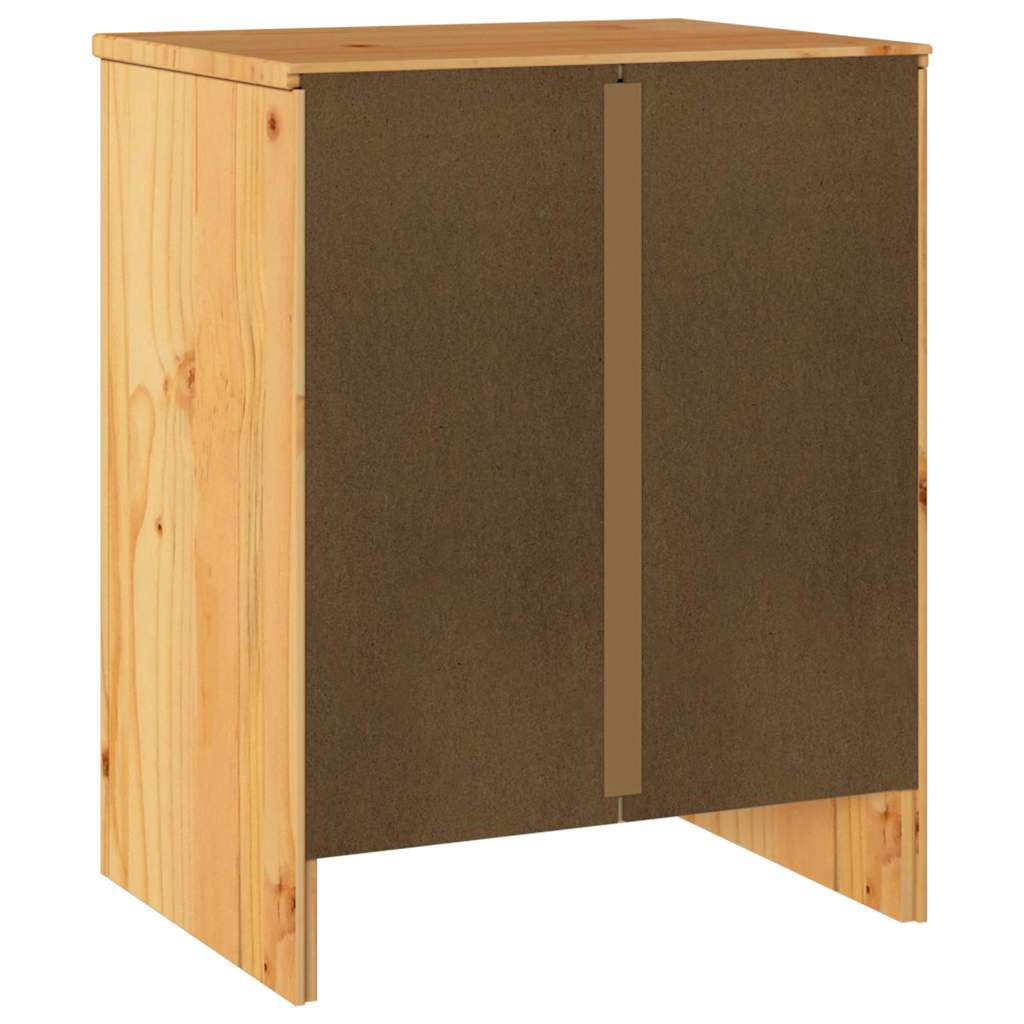 Salontafel Drammen Eiken 45 x 35 x 56 cm Massief grenenhout is nu te koop bij PeponiXL, paradijselijk wonen!