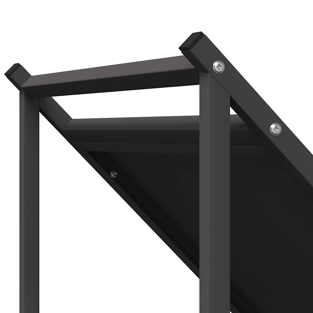 Brandhoutrek 70x43x34,5 cm koudgewalst staal zwart is nu te koop bij PeponiXL, paradijselijk wonen!