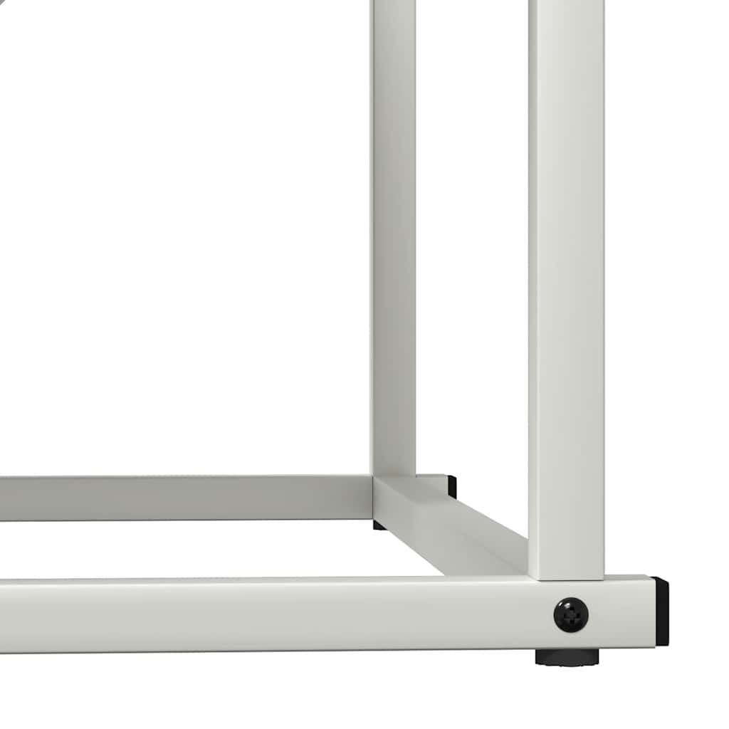 Brandhoutrek 70x43x34,5 cm koudgewalst staal wit is nu te koop bij PeponiXL, paradijselijk wonen!