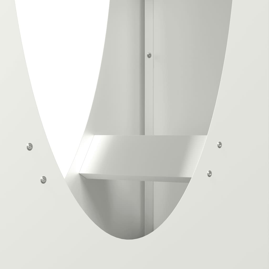 Brandhoutrek 50x23x100 cm koudgewalst staal wit is nu te koop bij PeponiXL, paradijselijk wonen!