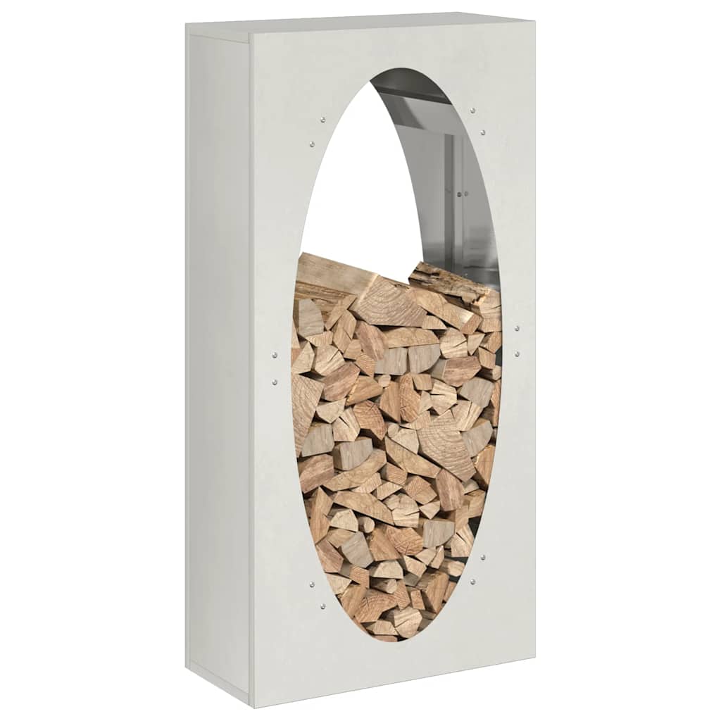 Brandhoutrek 50x23x100 cm roestvrij staal is nu te koop bij PeponiXL, paradijselijk wonen!