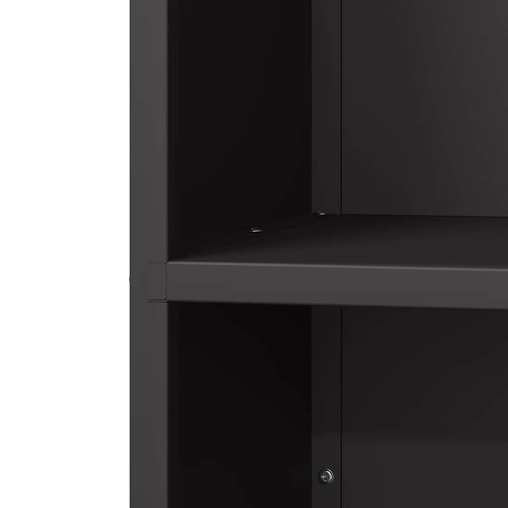 Brandhoutrek 40x30x75 cm koudgewalst staal zwart is nu te koop bij PeponiXL, paradijselijk wonen!
