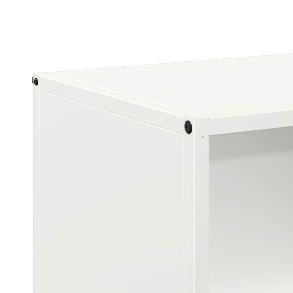 Brandhoutrek 40x30x75 cm koudgewalst staal wit is nu te koop bij PeponiXL, paradijselijk wonen!