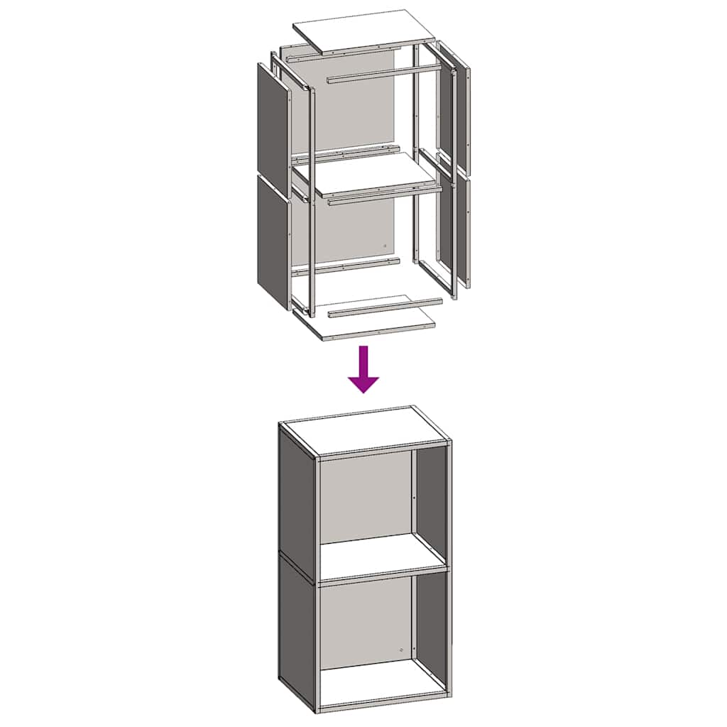 Brandhoutrek 40x30x75 cm koudgewalst staal wit is nu te koop bij PeponiXL, paradijselijk wonen!