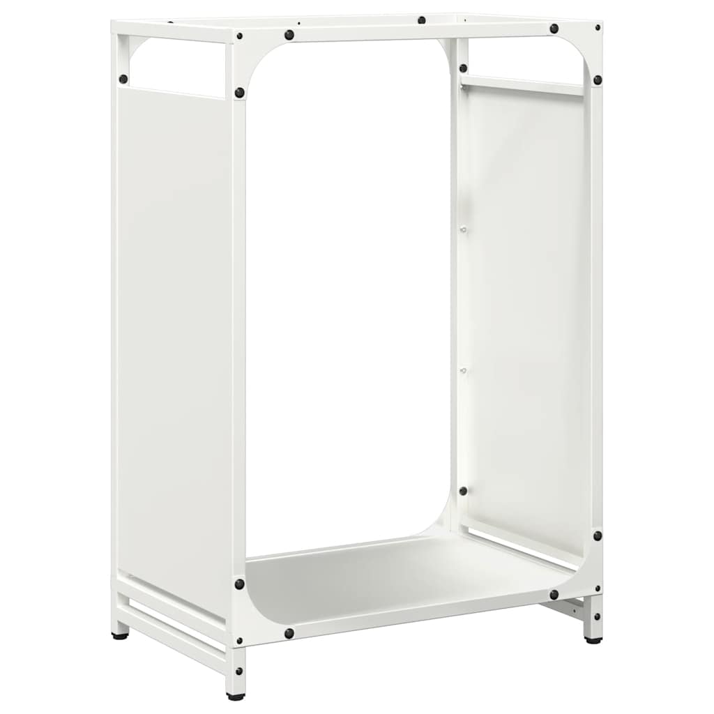 Brandhoutrek 44x28x65 cm koudgewalst staal wit is nu te koop bij PeponiXL, paradijselijk wonen!