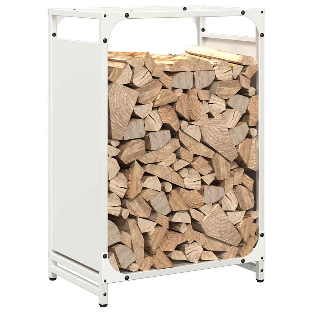 Brandhoutrek 44x28x65 cm koudgewalst staal wit is nu te koop bij PeponiXL, paradijselijk wonen!
