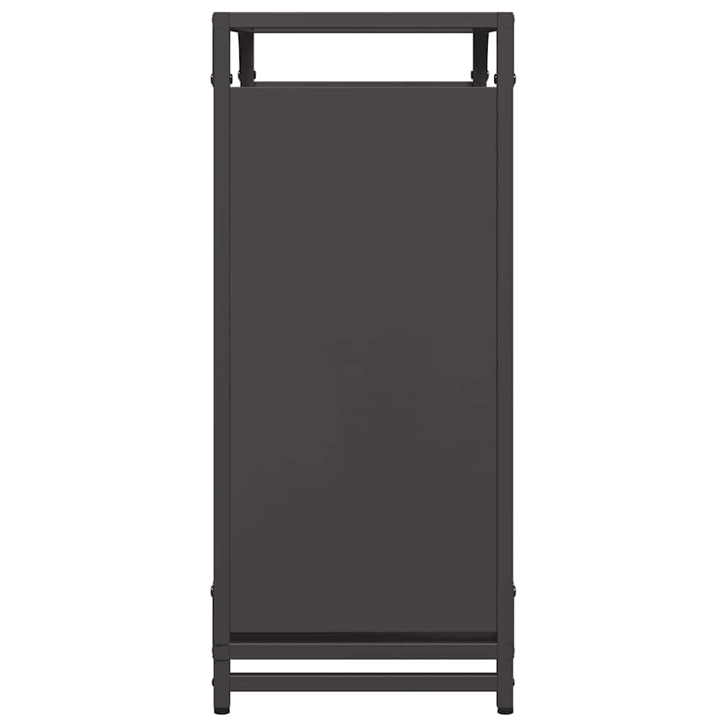Brandhoutrek 60x28x65 cm koudgewalst staal zwart is nu te koop bij PeponiXL, paradijselijk wonen!