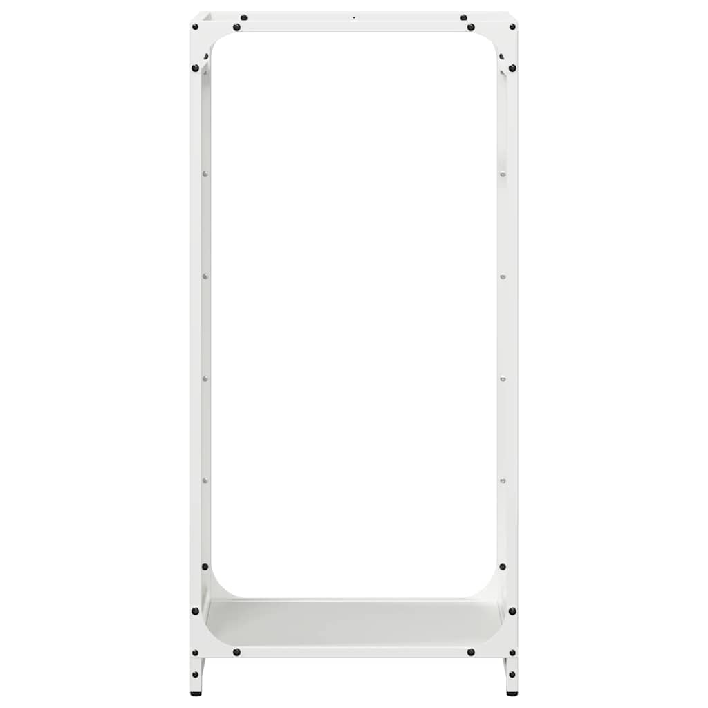 Brandhoutrek 44x28x90 cm koudgewalst staal wit is nu te koop bij PeponiXL, paradijselijk wonen!