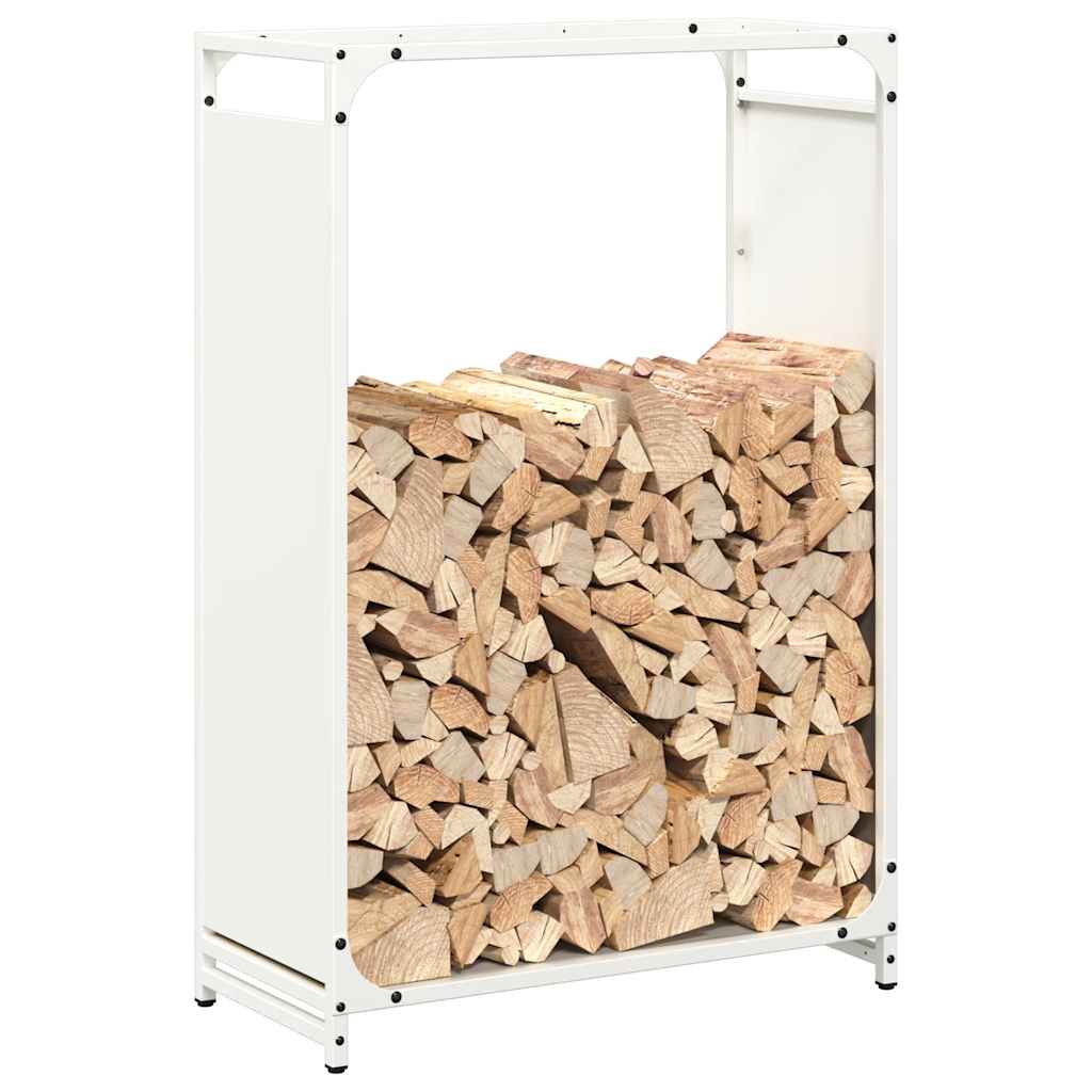 Brandhoutrek 60x28x90 cm koudgewalst staal wit is nu te koop bij PeponiXL, paradijselijk wonen!