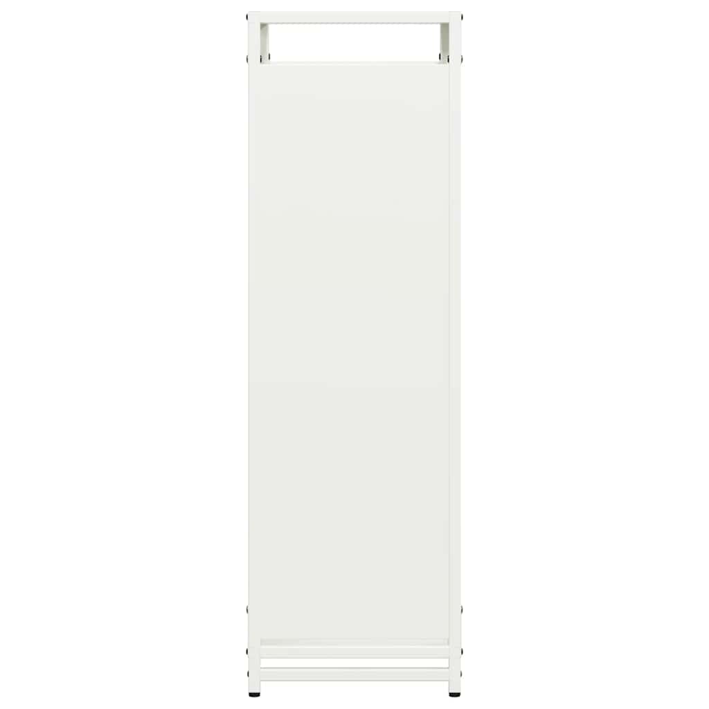 Brandhoutrek 60x28x90 cm koudgewalst staal wit is nu te koop bij PeponiXL, paradijselijk wonen!