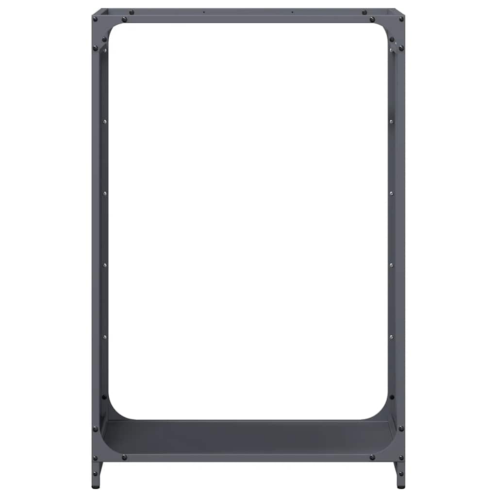 Brandhoutrek 60x28x90 cm koudgewalst staal antraciet is nu te koop bij PeponiXL, paradijselijk wonen!