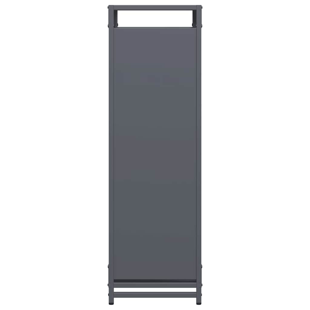 Brandhoutrek 60x28x90 cm koudgewalst staal antraciet is nu te koop bij PeponiXL, paradijselijk wonen!