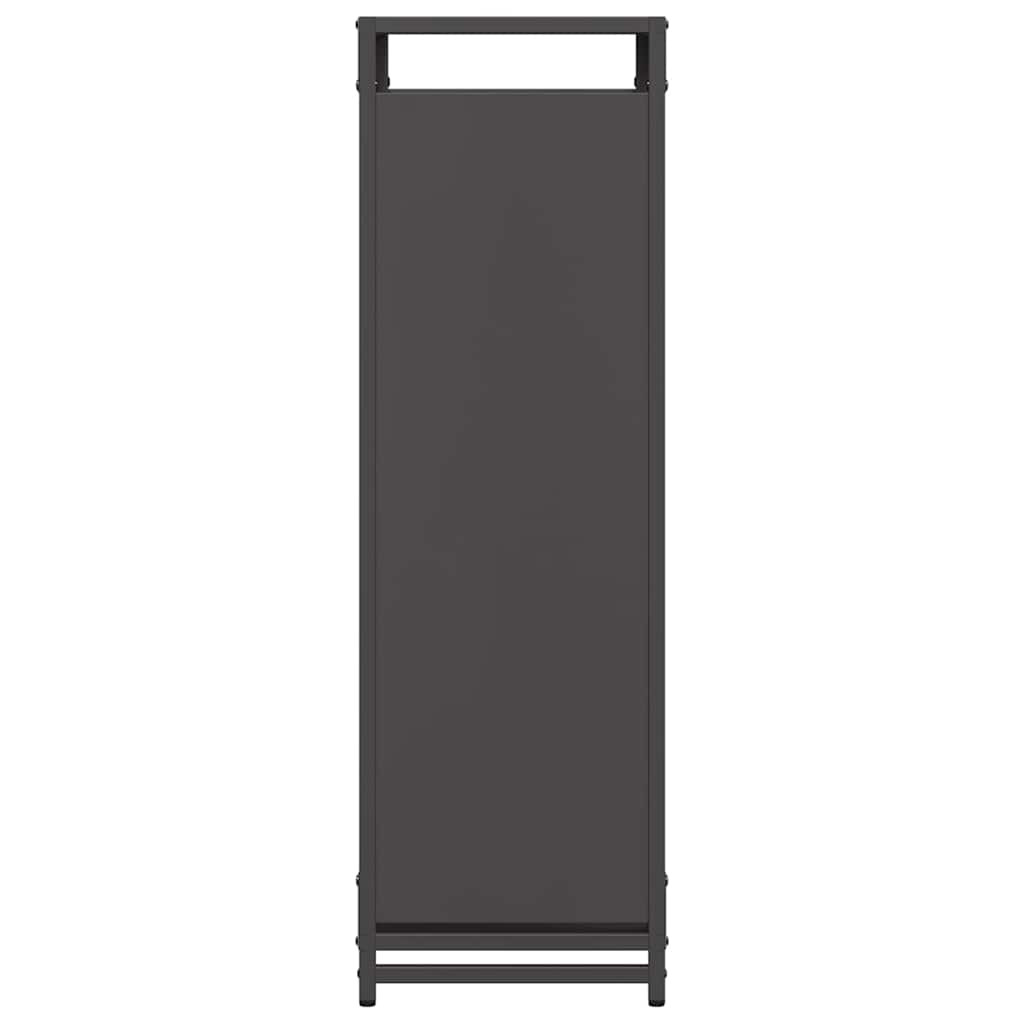 Brandhoutrek 90x28x90 cm koudgewalst staal zwart is nu te koop bij PeponiXL, paradijselijk wonen!