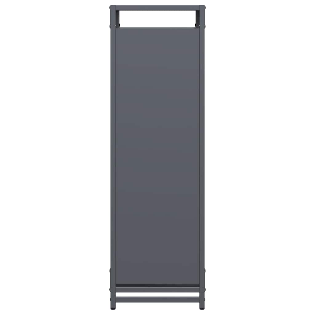 Brandhoutrek 90x28x90 cm koudgewalst staal antracietkleurig is nu te koop bij PeponiXL, paradijselijk wonen!